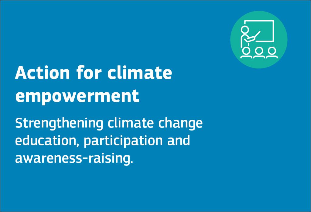 Action for climate empowerment
