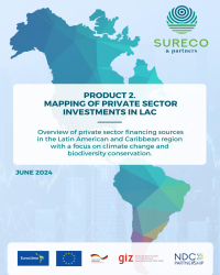 Overview of private sector financing sources in the Latin American and Caribbean region with a focus on climate change and biodiversity conservation